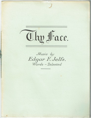 Image for Thy Face