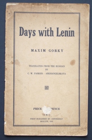 Image for Days with Lenin