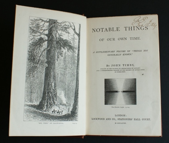 Image for "Notable Things. A supplementary volume of ""things not generally known."""
