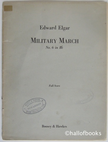 Image for Military March No. 6 in B flat. Arranged and Orchestrated by Percy. M. Young. Full Score