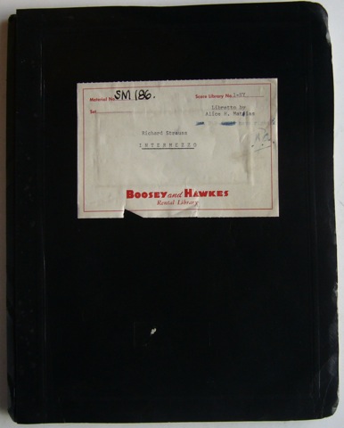 Image for Intermezzo Libretto