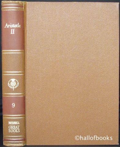 Image for "The Works of Aristotle: Volume II. Great Books of the Western World, Volume 9"