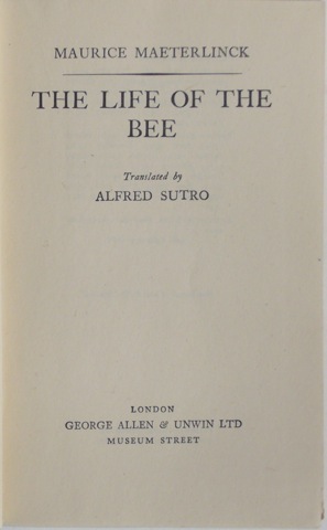 Image for The Life of the Bee