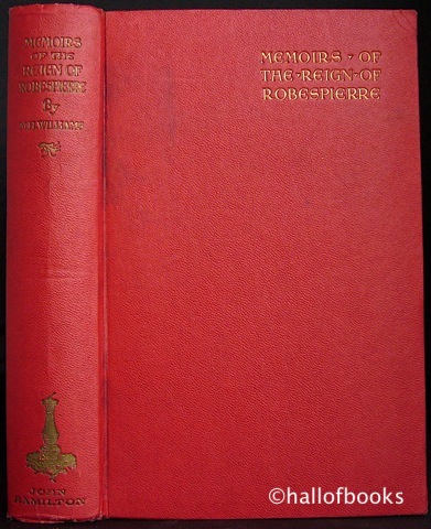 Image for Memoirs of the Reign of Robespierre