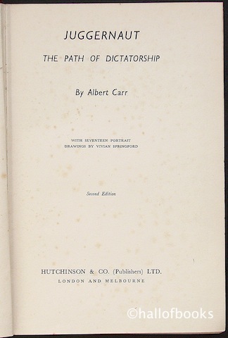 Image for Juggernaut: The Path Of Dictatorship