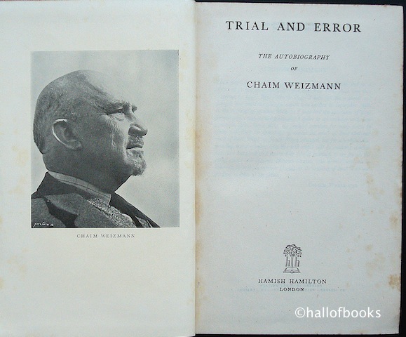 Image for Trial and Error: The autobiography of Chaim Weizmann