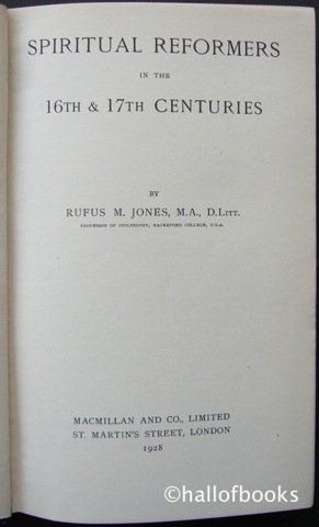Image for Spiritual Reformers in the 16th and 17th Centuries