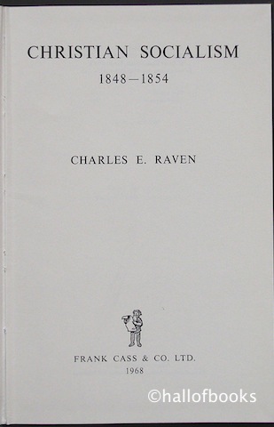 Image for Christian Socialism 1848-1854