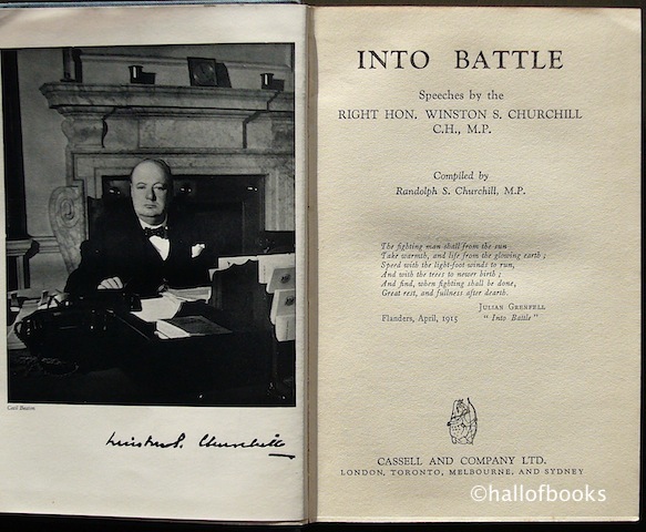 Image for "Into Battle: Speeches by the Right Hon. Winston S. Churchill, C. H., M. P."