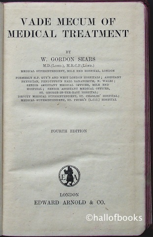 Image for Vade Mecum of Medical Treatments