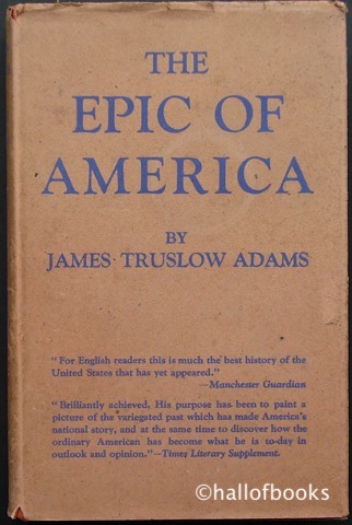 Image for The Epic Of America