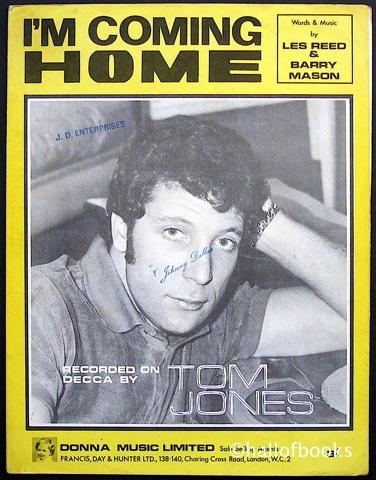 Image for I'm Coming Home (performed by Tom Jones)