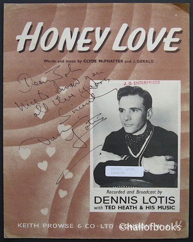 Image for Honey Love (performed by Dennis Lotis)