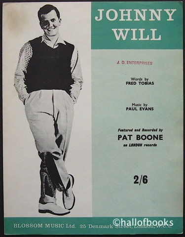 Image for Johnny Will (performed by Pat Boone)