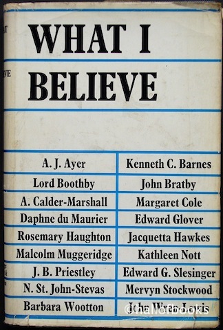 Image for What I Believe