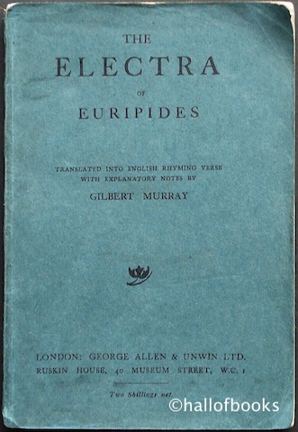 Image for The Electra Of Euripedes