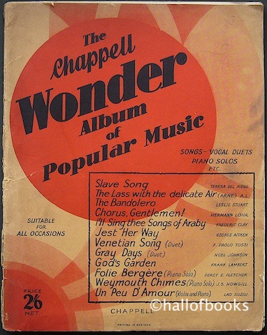 Image for The Chappell Wonder Album of Popular Music