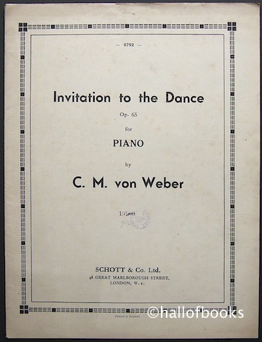 Image for Invitation to the Dance Op.65 for Piano