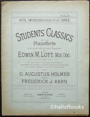Image for Student's Classics for the Pianoforte. No.75: Two Studies in G Flat (Nos 5 & 21) by Chopin