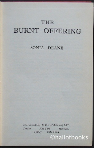Image for The Burnt Offering