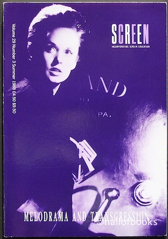 Image for &#34;Screen Incorporating Screen Education: Melodrama and Transgression. Volume 29, Number 3, Summer 1988&#34;