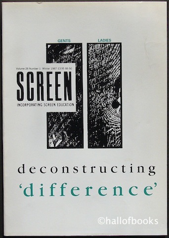 Image for &#34;Screen Incorporating Screen Education: deconstructing difference. Volume 28, Number 1, Winter 1987&#34;