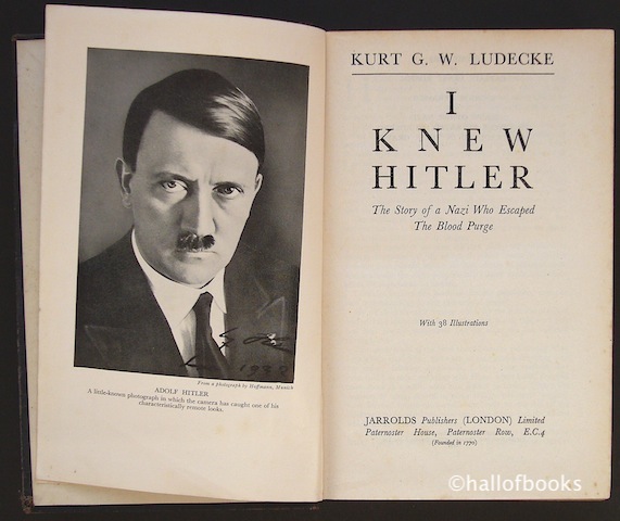 Image for I Knew Hitler: The Story of a Nazi Who Escaped The Blood Purge