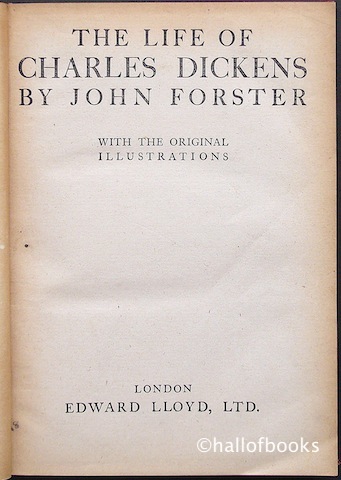 Image for The Life of Charles Dickens with the Original Illustrations