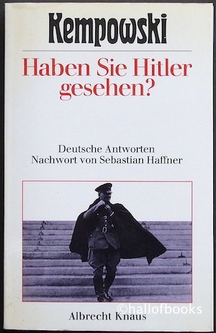 Image for Haben Sie Hitler gesehen? Deutsche Antworten.