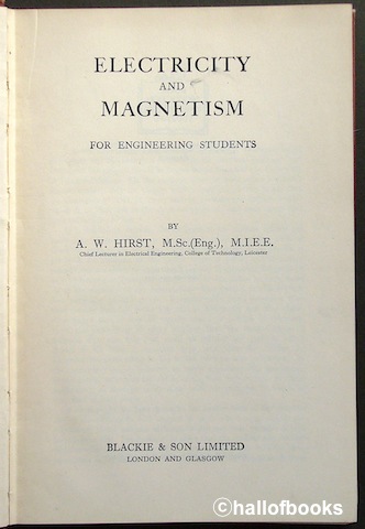 Image for Electricity and Magnetism For Engineering Students