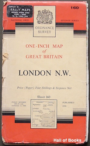 Image for London N. W: One-Inch Map of Great Britain. Sheet 160. National Grid Seventh Series.