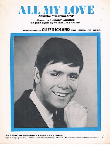 Image for "All My Love (Solo Tu), recorded by Cliff Richard"