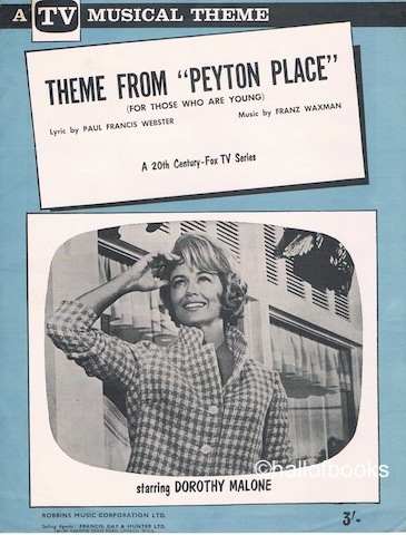 Image for Theme From Peyton Place (For Those Who Are Young) starring Dorothy Malone