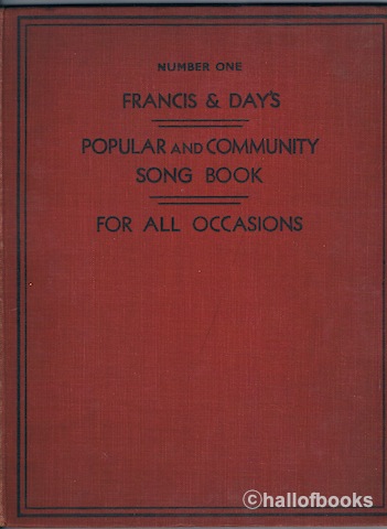 Image for Francis & Day's Popular and Community Song Book For All Occasions. Number One