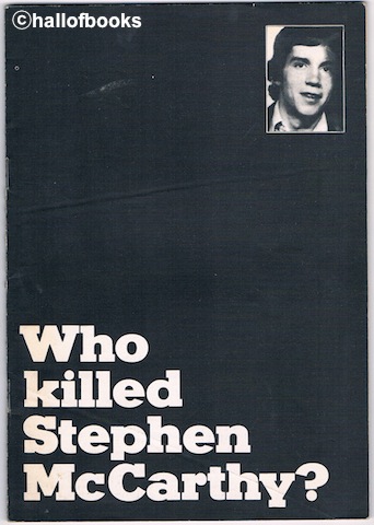Image for Who Killed Stephen McCarthy?