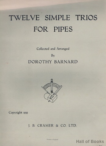Image for Twelve Simple Trios For Pipes