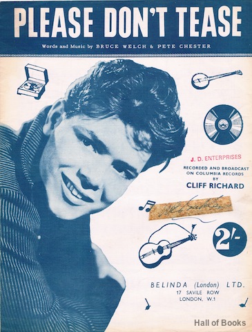Image for "Please Don't Tease, recorded by Cliff Richard"