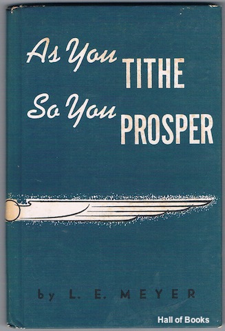 Image for As You Tithe So You Prosper: A Series Of Four Lessons In Tithing