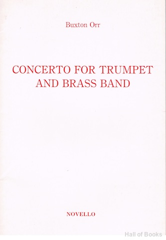 Image for Concerto For Trumpet And Brass Band: Arranged For Trumpet And Piano By The Composer