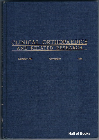 Image for Clinical Orthopaedics and Related Research. Number 190: Antibiotics In Orthopaedics