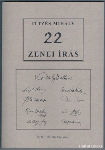 Image for &#34;22 Zenai Iras (Kodaly es: elodok, kortarsak, utodok)&#34;