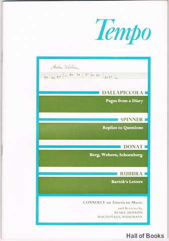 Image for Tempo: A Quarterly Review Of Modern Music. No.99 - 1972