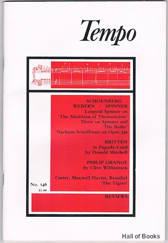 Image for Tempo: A Quarterly Review Of Modern Music. No.146 - September 1983