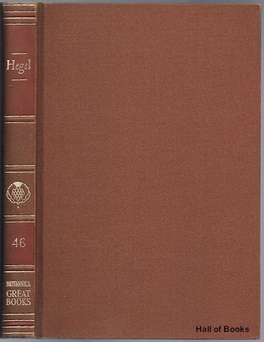 Image for "Great Books Of The Western World 46: Hegel. The Philosophy of Right, The Philosophy of History"