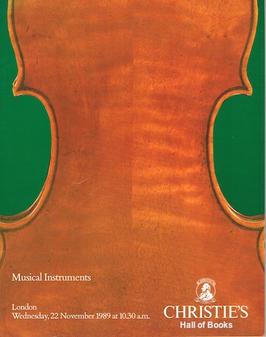 Image for Musical Instruments. Wednesday 22nd November 1989