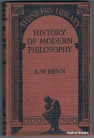 Image for History Of Modern Philosophy (The Thinker's Library)