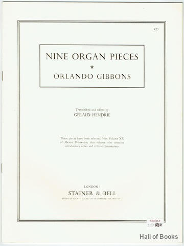 Image for Nine Organ Pieces