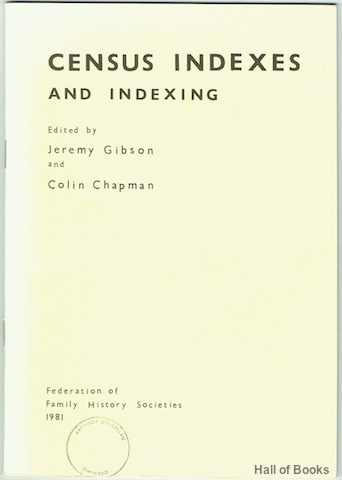 Image for Census Indexes And Indexing