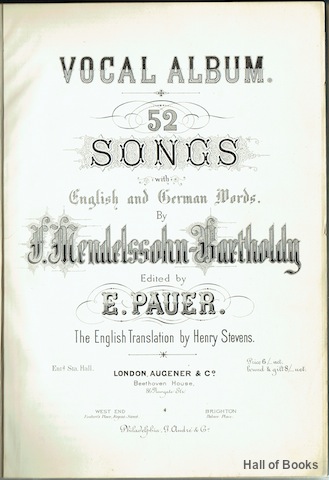Image for Vocal Album: 52 Songs With English and German Words