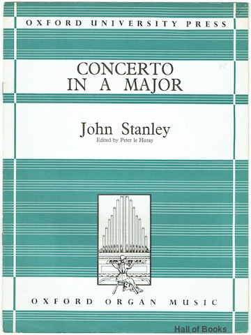 Image for Concerto In A Major (Qxford Organ Music)